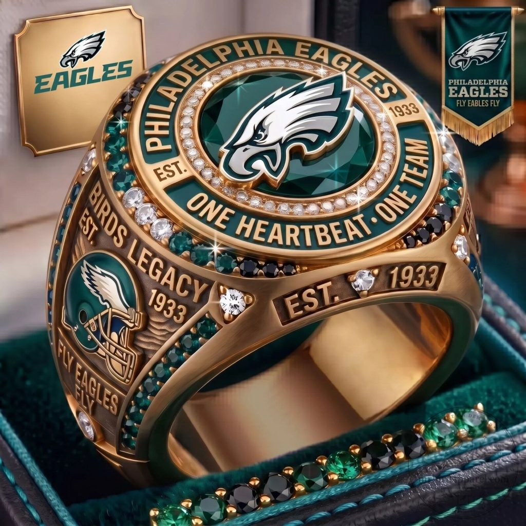 emerald-and-diamond-studded-super-bowl-championship-ring-for-philadelphia-eagles-fans-featured Emerald and Diamond-Studded Super Bowl Championship Ring for Philadelphia Eagles Fans