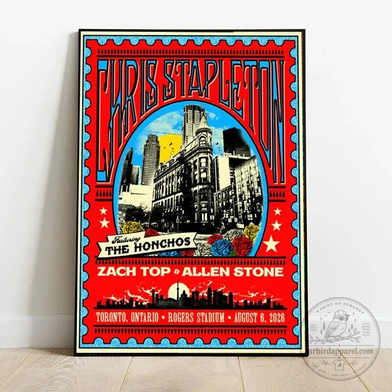 2026 All American Road Show Tour Poster for Chris Stapleton Concert
