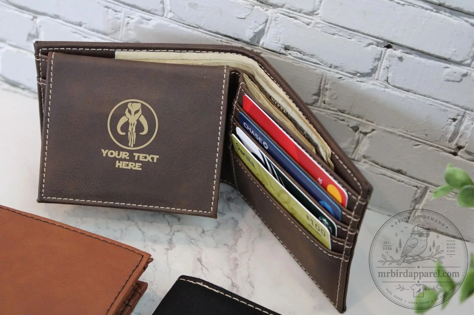 Personalized Star Wars Darth Vader and Stormtrooper Engraved Leather Wallet 18 Personalized Star Wars Darth Vader and Stormtrooper Engraved Leather Wallet