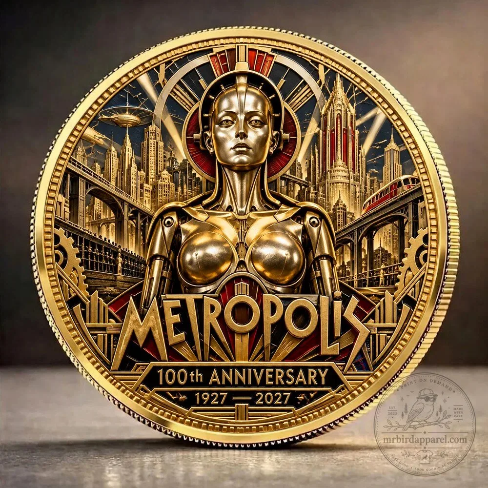 Metropolis 100th Anniversary 1927-2027 Gold Commemorative Coin 5 Metropolis 100th Anniversary 1927-2027 Gold Commemorative Coin