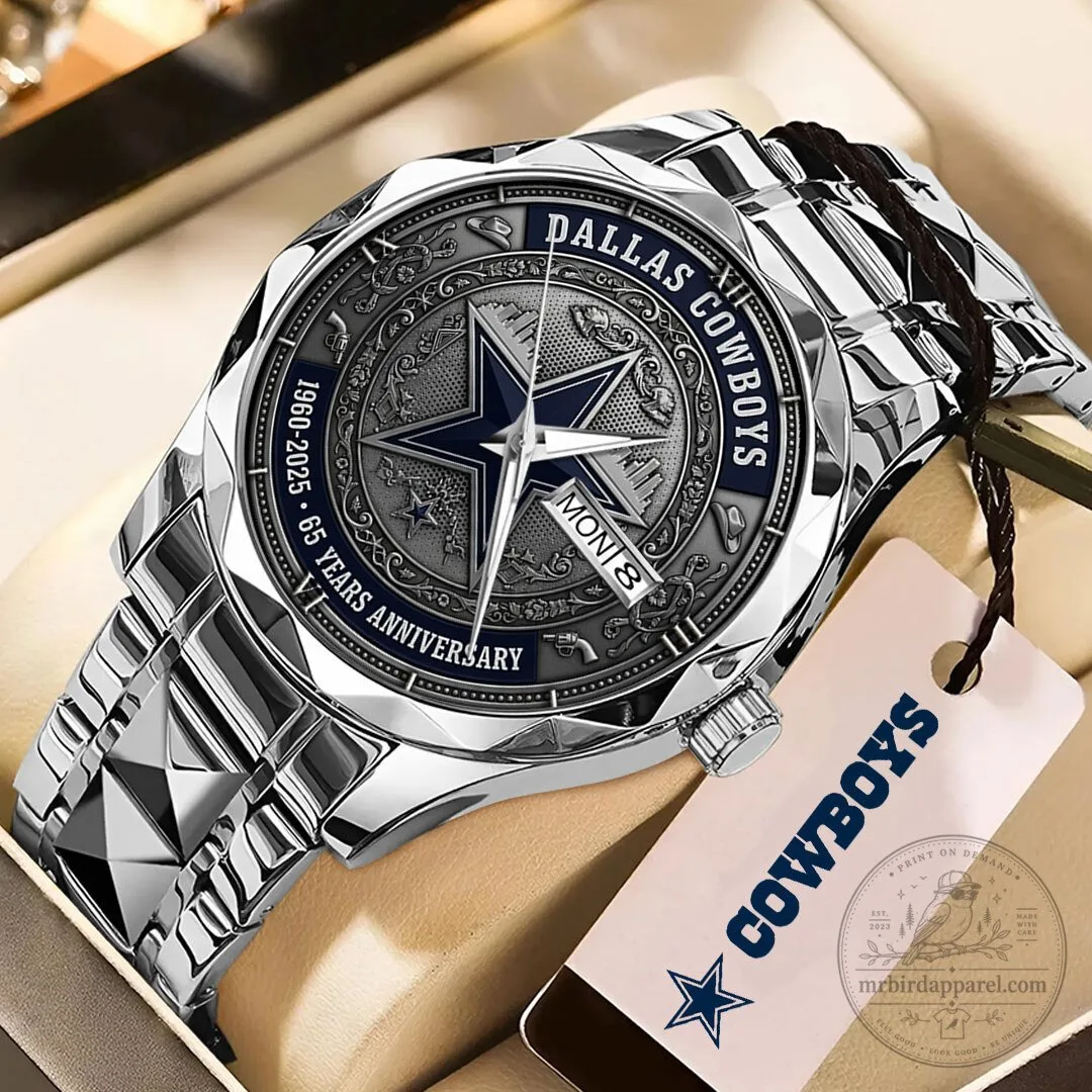 Luxury Quartz Watch Celebrating 65 Years of the Dallas Cowboys