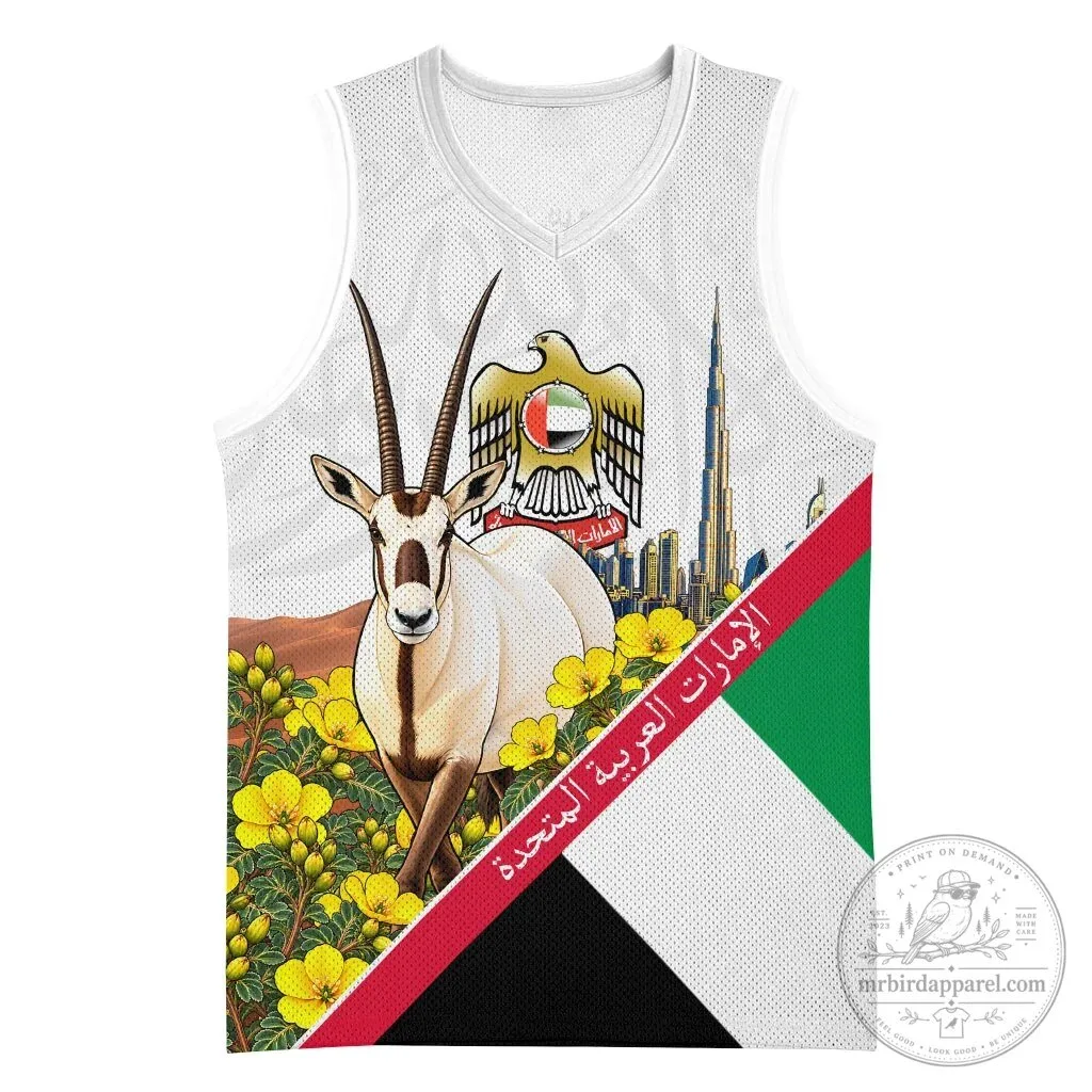 United Arab Emirates National Day Arabian Oryx Basketball Jersey Emirati Pride