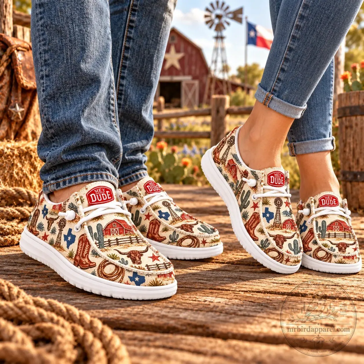 Buc-ee's Cowboy Desert Western Style Loafer Shoes for Men and Women 7 Buc-ee