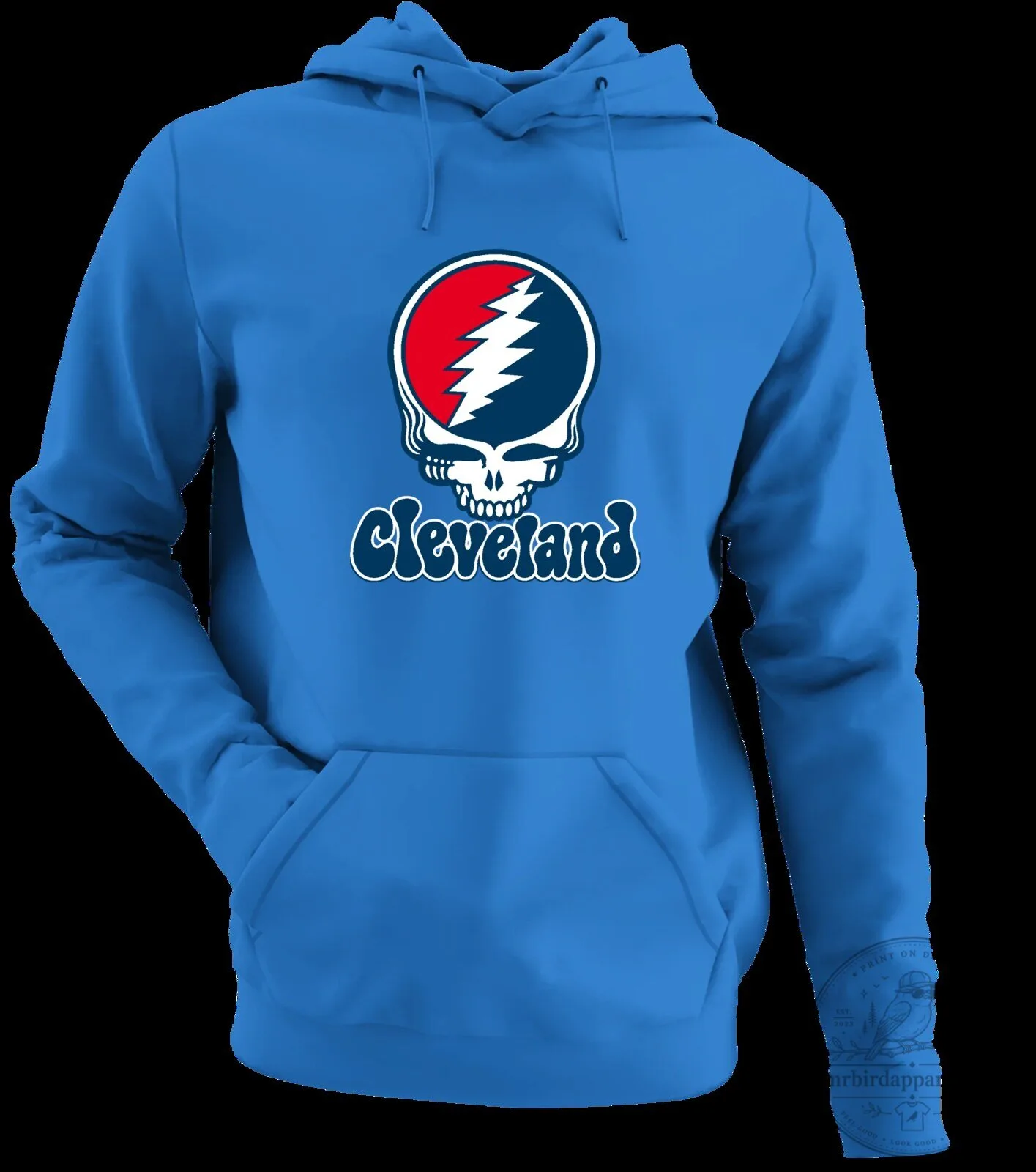 Cleveland Baseball Grateful Dead Steal Your Face Skull Hoodie 2 Cleveland Baseball Grateful Dead Steal Your Face Skull Hoodie