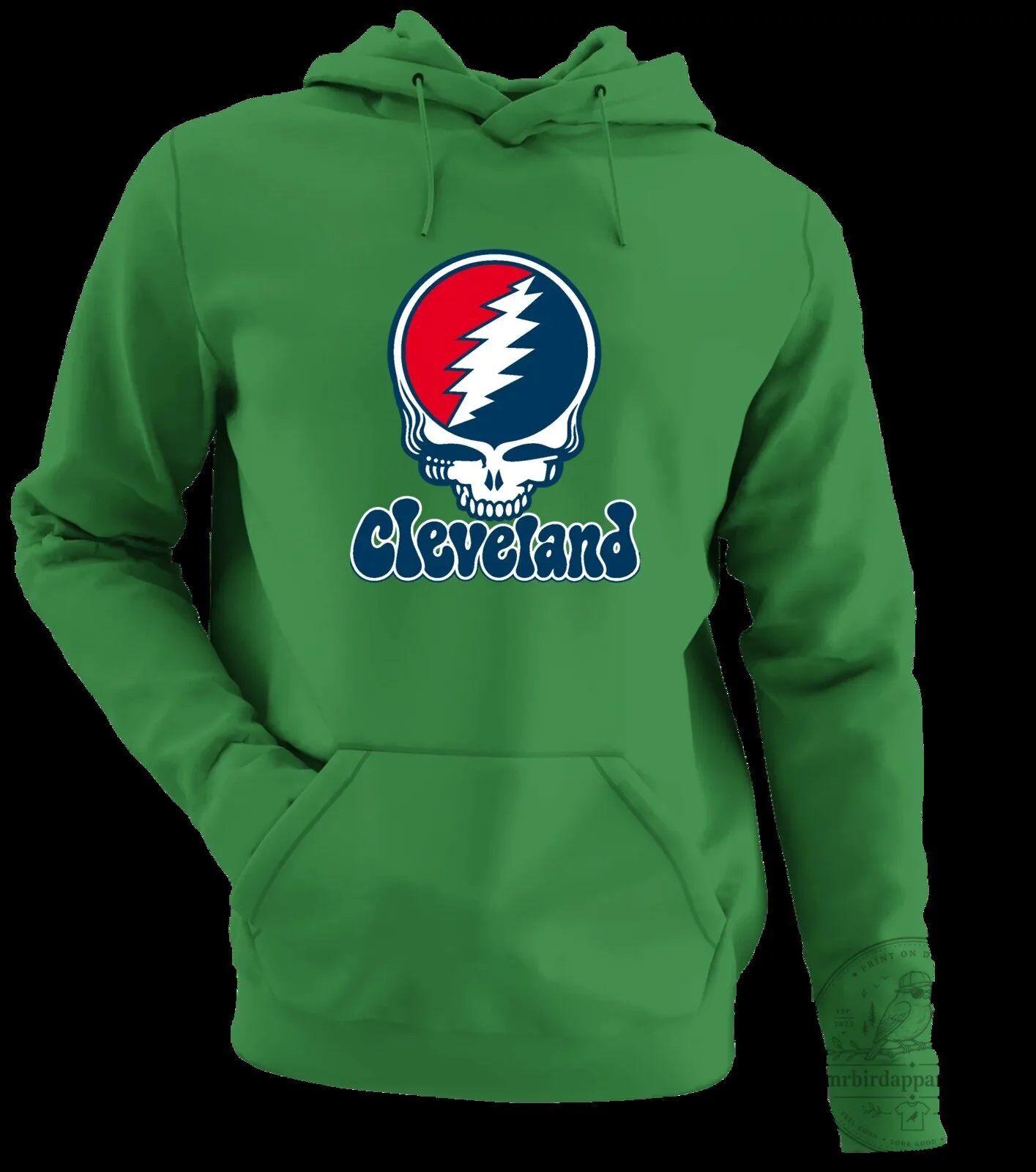 Cleveland Baseball Grateful Dead Steal Your Face Skull Hoodie 18 Cleveland Baseball Grateful Dead Steal Your Face Skull Hoodie