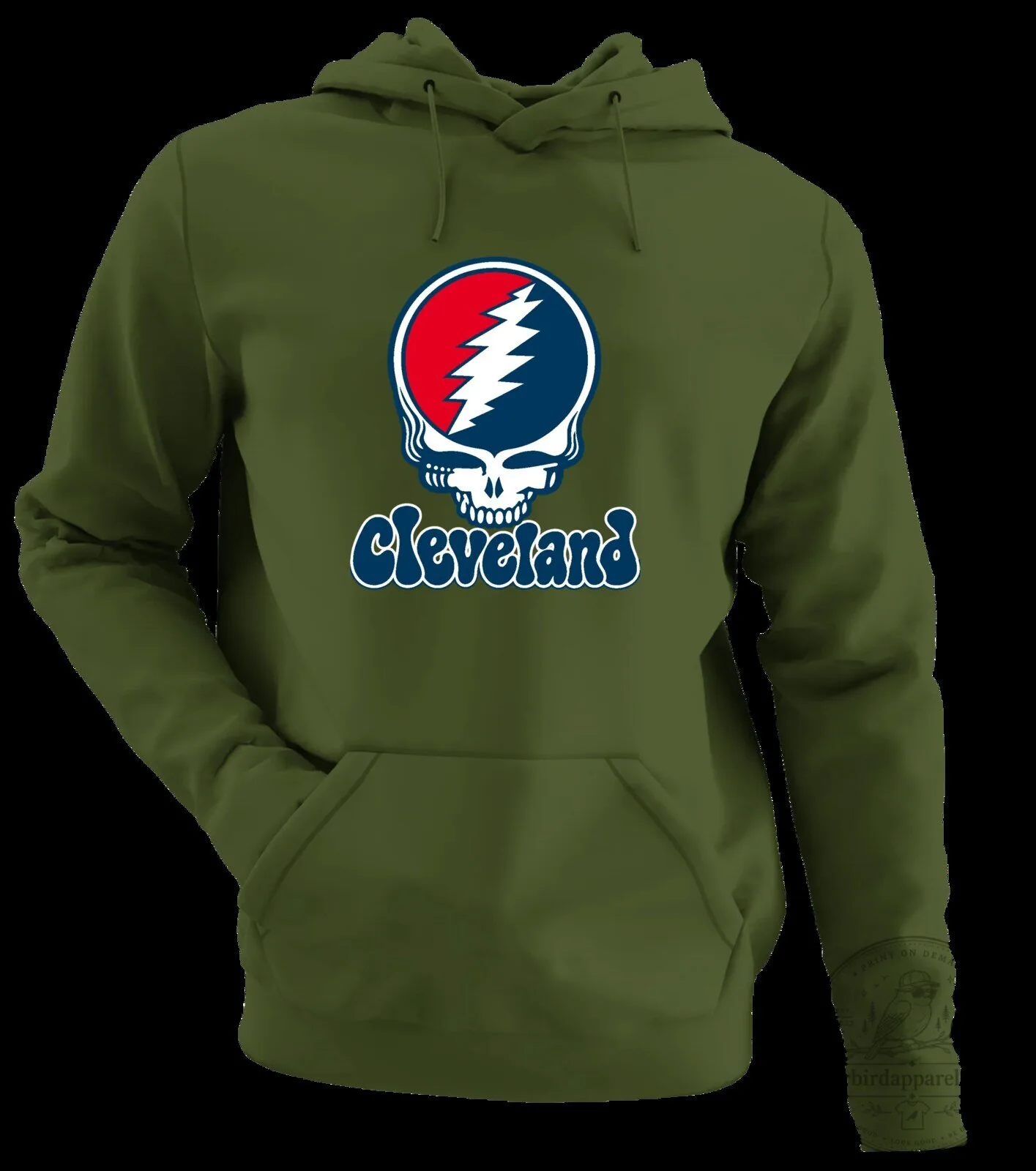 Cleveland Baseball Grateful Dead Steal Your Face Skull Hoodie 19 Cleveland Baseball Grateful Dead Steal Your Face Skull Hoodie