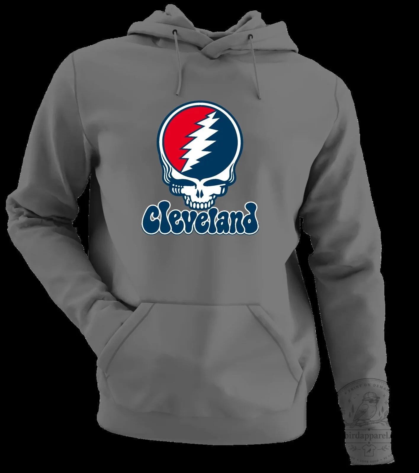 Cleveland Baseball Grateful Dead Steal Your Face Skull Hoodie 21 Cleveland Baseball Grateful Dead Steal Your Face Skull Hoodie