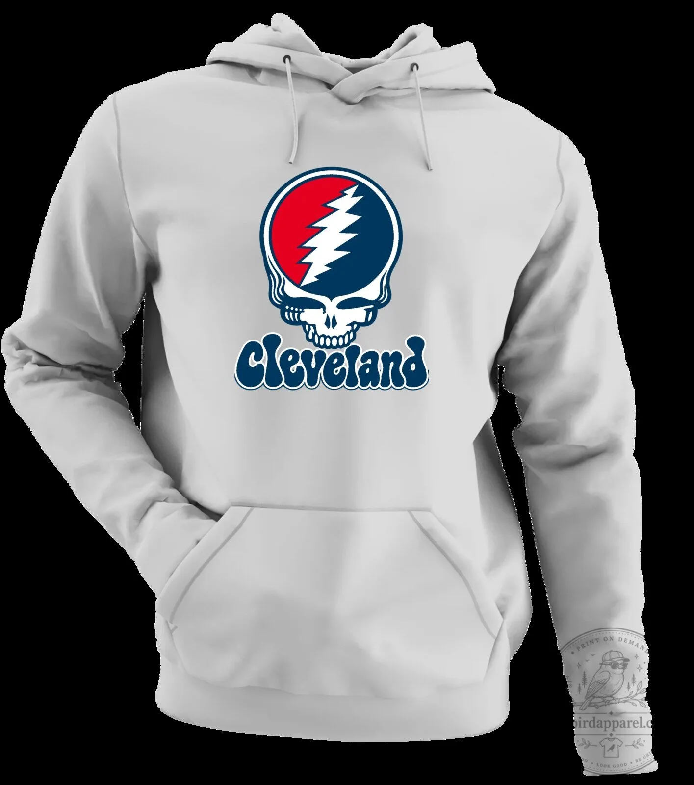 Cleveland Baseball Grateful Dead Steal Your Face Skull Hoodie 22 Cleveland Baseball Grateful Dead Steal Your Face Skull Hoodie