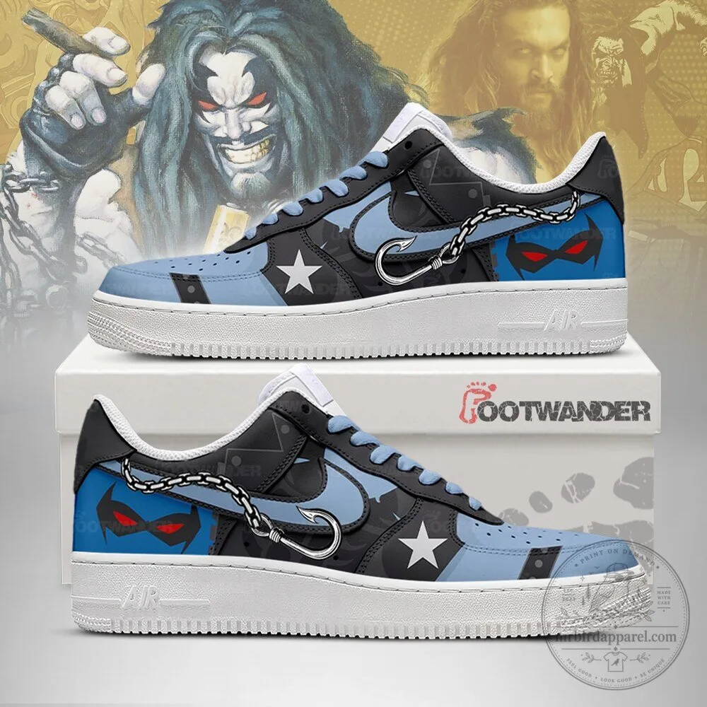 Lobo DC Comics Anti-Hero Custom Graphic Design Casual Shoes