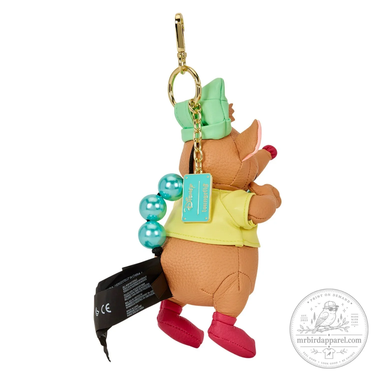 Disney Cinderella Gus Gus Mouse Plush Figural Bag Charm Keychain 7 Disney Cinderella Gus Gus Mouse Plush Figural Bag Charm Keychain