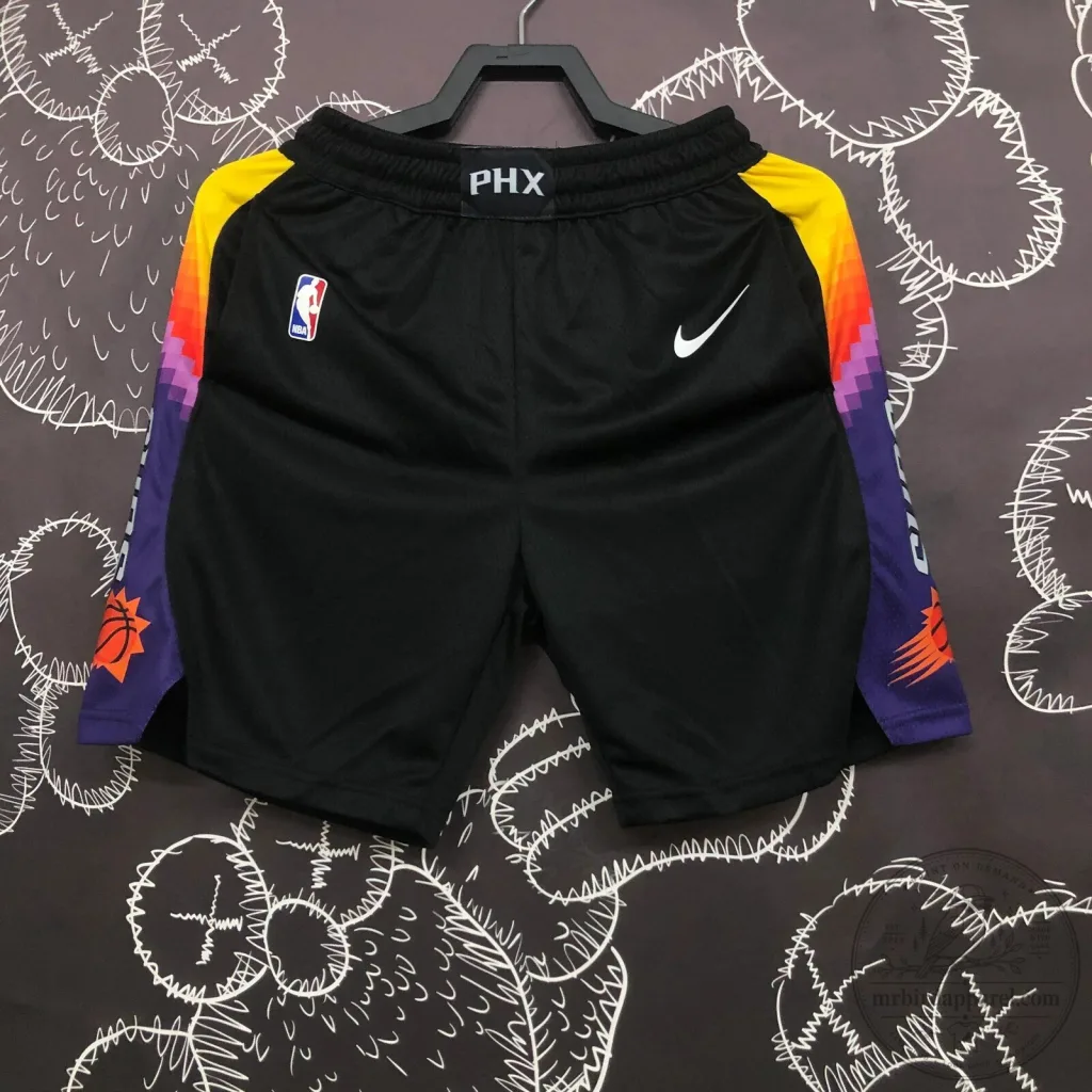 Phoenix Suns City Edition Black Basketball Shorts for Men Phoenix Suns City Edition Black Basketball Shorts for Men