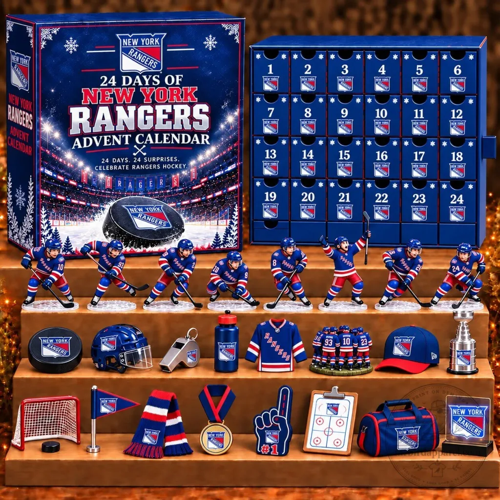 New York Rangers 24 Days of Hockey Ice Advent Calendar Blind Box New York Rangers 24 Days of Hockey Ice Advent Calendar Blind Box 2D