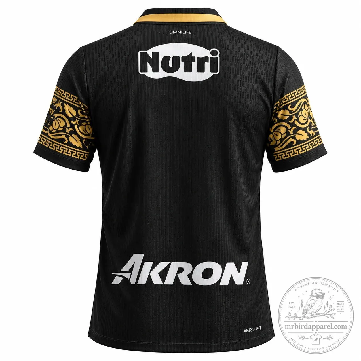 Club Deportivo Guadalajara Chivas Black Gold Patterned Fan Soccer Jersey 11 Club Deportivo Guadalajara Chivas Black Gold Patterned Fan Soccer Jersey