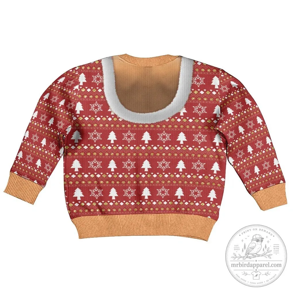 Funny Christmas Boob Gold Star Pasty Ugly Knit Pattern Holiday Sweatshirt 10 Funny Christmas Boob Gold Star Pasty Ugly Knit Pattern Holiday Sweatshirt