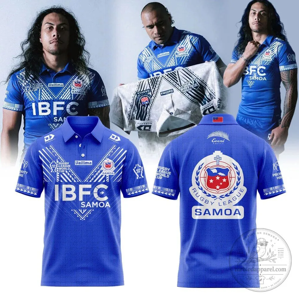 2026 Limited Edition Polo Shirt for the Toa Samoa Rugby League World Cup