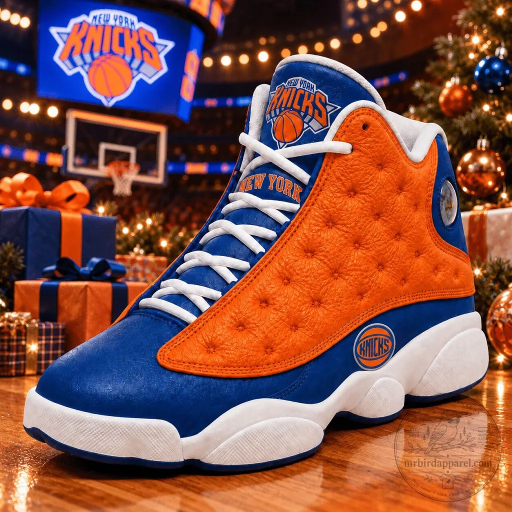 New York Knicks Basketball Team Logo Sports Fan Shoes New York Knicks Basketball Team Logo Sports Fan Shoes