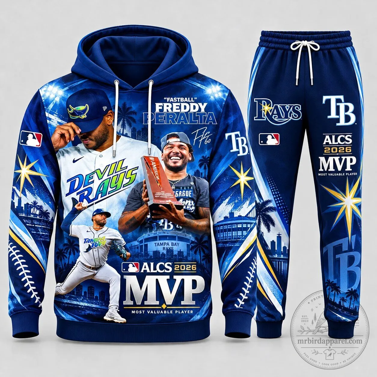 Freddy Peralta Fastball Spotlight Tampa Bay Rays ALCS MVP Hoodie 2 Freddy Peralta Fastball Spotlight Tampa Bay Rays ALCS MVP Hoodie