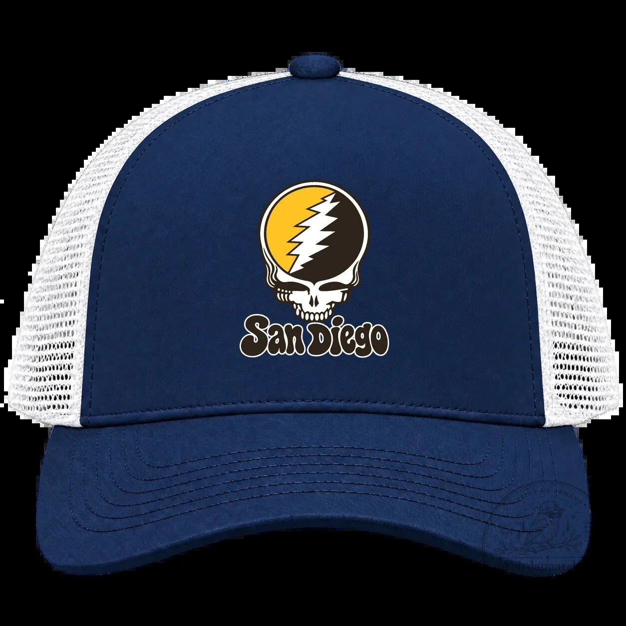 San Diego Grateful Dead Stealie Baseball Trucker Cap Hat 11 San Diego Grateful Dead Stealie Baseball Trucker Cap Hat