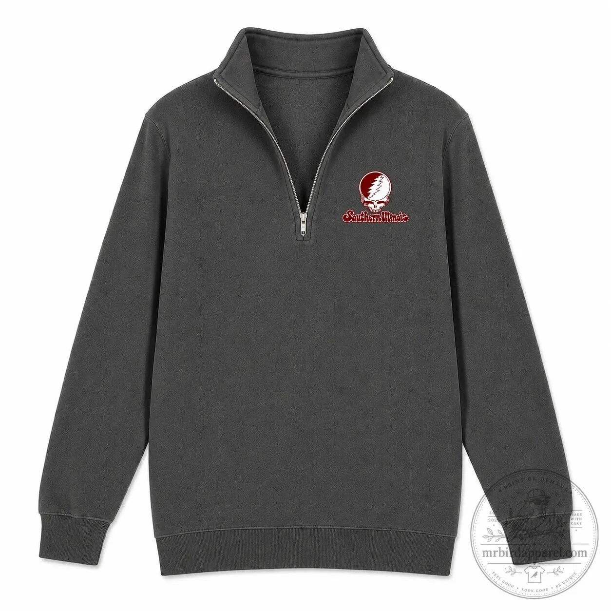 Southern Illinois Stealie Grateful Dead Quarter-Zip Sweatshirt