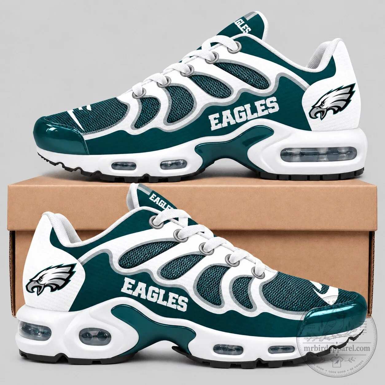 Philadelphia Eagles National Football League Wave Air Cushion Sneakers