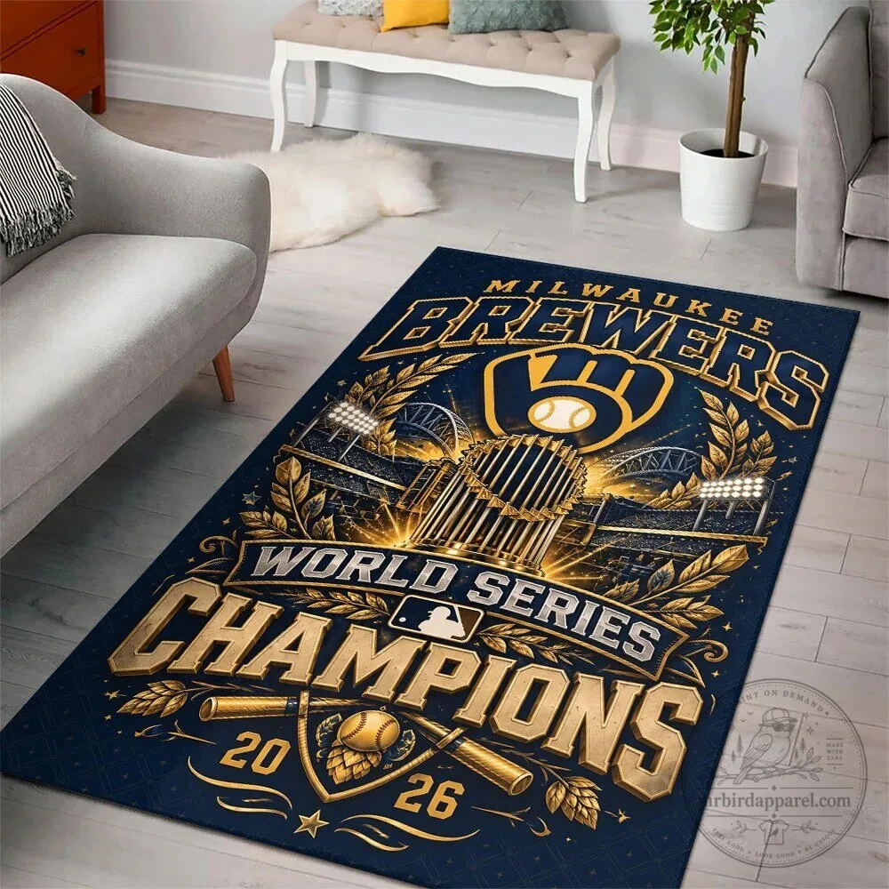 Houston Rockets NBA Basketball Team Personalized Air Low Top Shoes 7 Milwaukee Brewers World Series Champions 2026 Baseball Team Area Rug