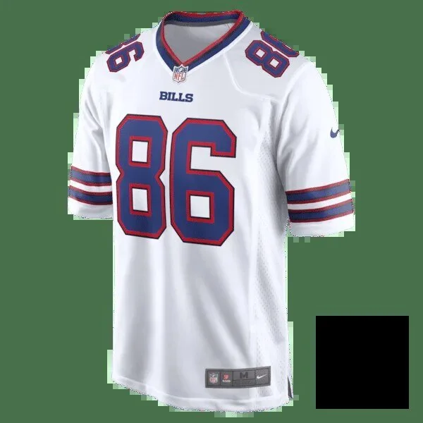 Buffalo Bills Dalton Kincaid White Game Football Jersey 8 Buffalo Bills Dalton Kincaid White Game Football Jersey